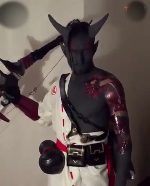 《守望先锋》恶鬼半藏cos 白人小哥免费观看