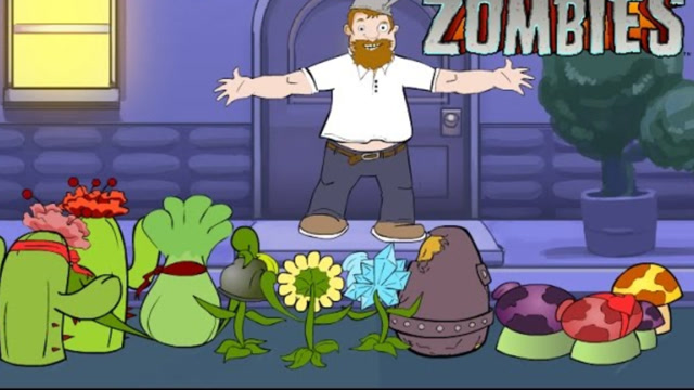 动画：植物与僵尸之间的大乱斗，看戴夫最后喜悦的样子就知道结局免费观看