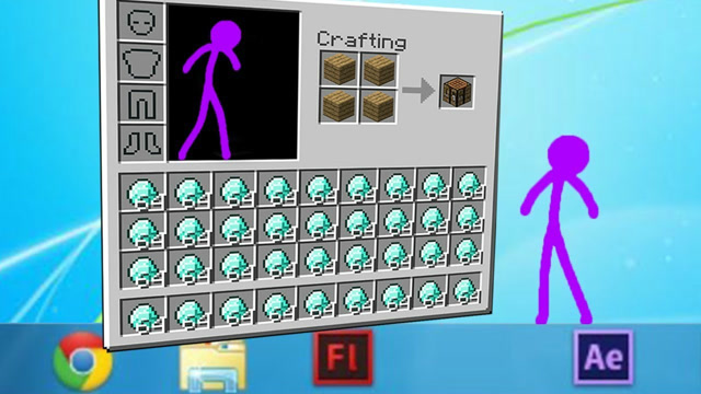 我的世界：火柴人的生活 精彩的动画短片免费观看