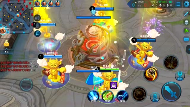 王者荣耀：五个全息碎影皮肤孙悟空对战五个元歌，太好看啦免费观看