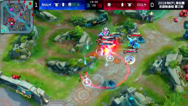 精彩时刻：四杀！初晨娜可露露大杀四方团灭RNG.M助EDG.M扳回一城免费观看