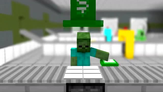 我的世界：怪物学校在金钱工厂工作的精彩生活免费观看