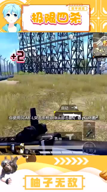 和平精英：柚子机场拿四杀，请叫我没得感情的杀手！免费观看