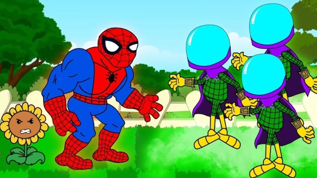 僵尸法老召唤“外星僵尸”，太阳花叫来蜘蛛侠帮忙，谁会胜利呢免费观看