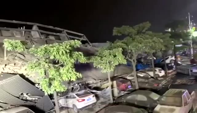 福建泉州一快捷酒店發生坍塌事故