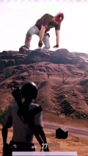 刺激战场：这么大的一个人突然在你面前出现，就问你们怕不怕免费观看