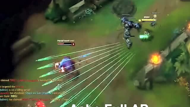 LOL：这应该是无限火力最强的英雄，1秒一个控制技能，确实很强势免费观看