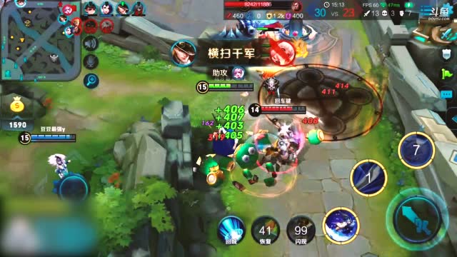 王者荣耀上好佳：橘右京残血怒秀两人，以为两个人我就怕了吗！免费观看