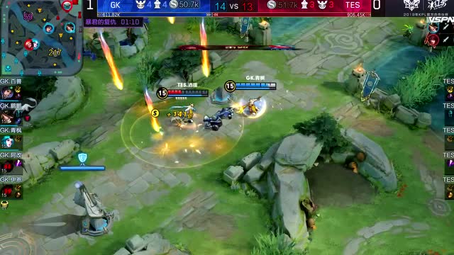 20191110KPL秋季赛_W9D5 TES vs GK_2免费观看