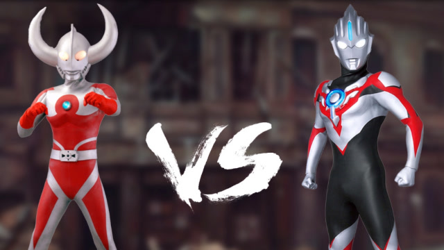 奥特曼格斗真人版：奥特之父对战欧布，欧布使出绝招，谁会获胜？免费观看