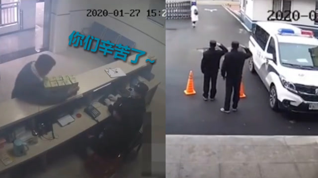 小夥兒走進派出所 扔下500個口罩轉身就跑:你“逃跑”的樣子真帥!