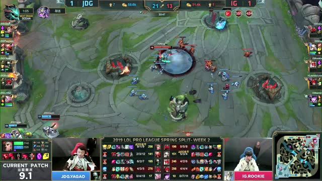 LPL春季赛比赛视频W2D6 IG vs JDG 第3场免费观看