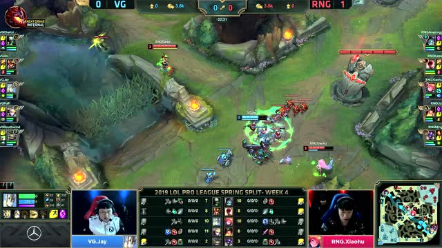 LPL春季赛比赛视频W4D1 VG vs RNG 第2场免费观看