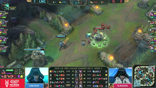 LPL夏季赛比赛视频W1D6 IG vs LNG 第2场免费观看