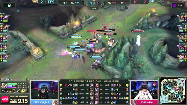 2019全球总决赛选拔赛 IG vs TES 第5场免费观看