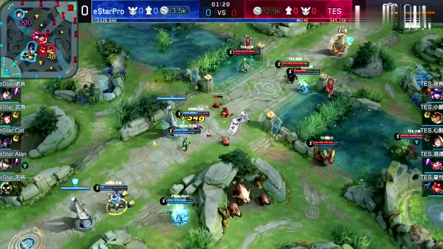 KPL2019秋季赛W8D1 eStarPro vs TES 第1场免费观看