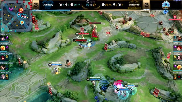 2019王者荣耀冬季冠军杯总决赛 eStarPro VS QGhappy 第7场免费观看