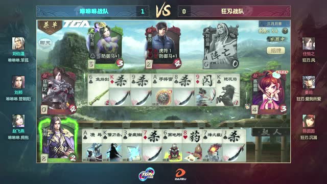 2018 TGA大奖赛 狂刄战队VS咻咻咻战队 set2免费观看