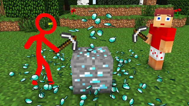 我的世界：火柴人 VS 动画，玩我的世界游戏免费观看