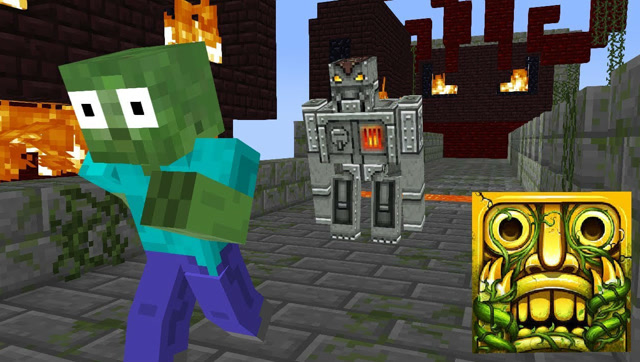 我的世界：怪物学院 惊险跑酷比赛，神庙逃亡篇免费观看