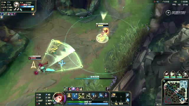 LOL无限火力豹女飞标无处可躲！求放过！免费观看