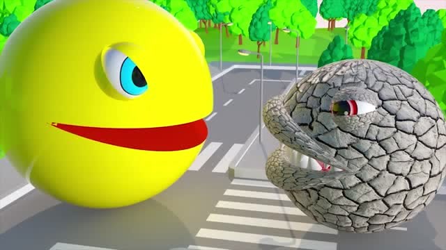 吃豆大作战：吃豆人PK大嘴吃豆人 3D精彩视频免费观看