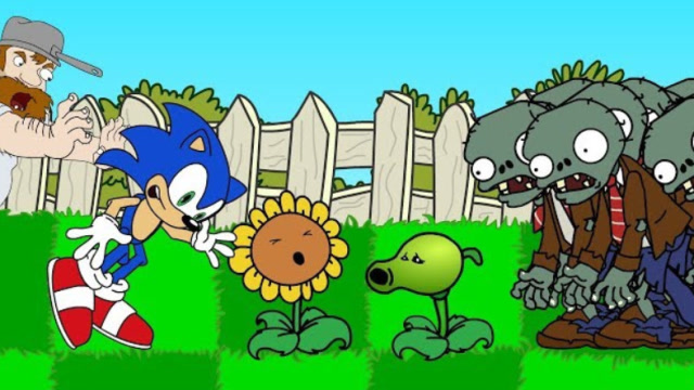 索尼克偷溜进戴夫家园伤害太阳花妹妹，幸好戴夫及时出现免费观看