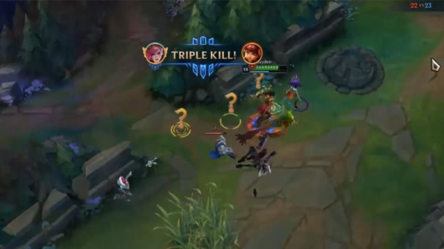 LOL蔚：其实拿个三杀，没什么好炫耀的，队友不要帮我打问号了免费观看