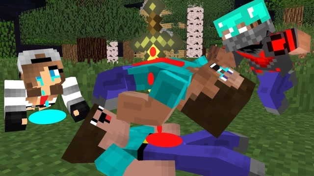 MC动画怪物学院《复仇》，创世神him失忆暴走杀害兄弟史蒂夫！免费观看