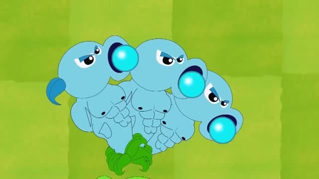 植物大战僵尸：变异豌豆射手好几种颜色免费观看