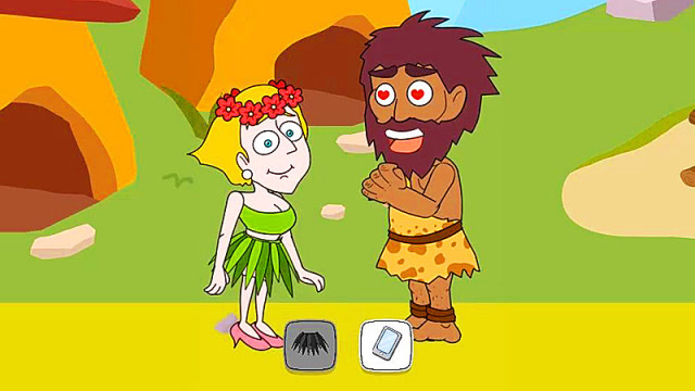 救救小姐姐益智游戏 小姐姐遇到了野人，也假扮成了野人免费观看