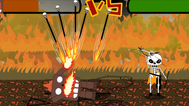 迷你世界格斗动画第53集：骷髅射手大战熔浆巨人免费观看