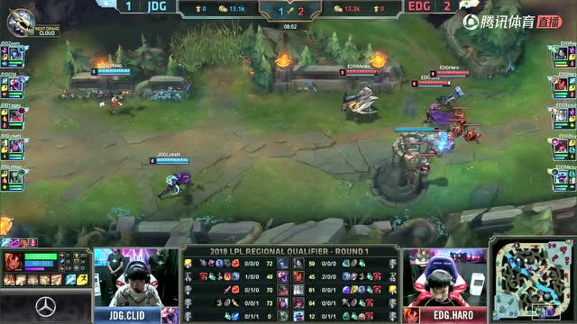 S8总决赛选拔赛 EDG vs JDG 第4场比赛视频免费观看