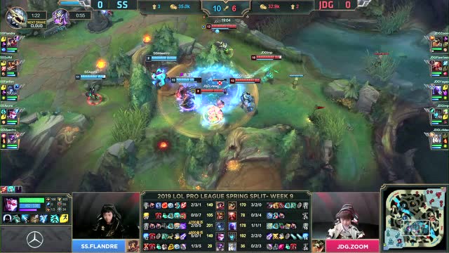 LPL春季赛比赛视频W9D1 JDG vs SS 第1场免费观看