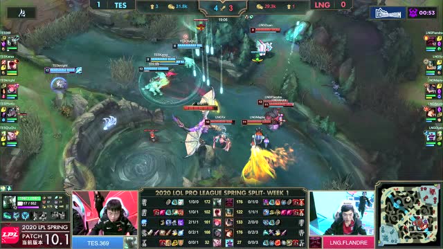 2020LPL春季赛第1周第5日 LNG vs TES 第2场免费观看