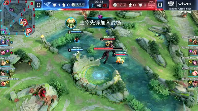 KPL2020春季赛W10D5 武汉eStar vs RW侠 第1场免费观看