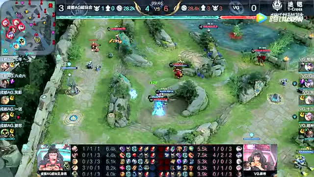 王者荣耀世冠四分之一决赛D1 VG vs 成都AG超玩会 第4场免费观看