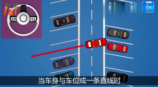 一分钟学会倒车入库常见的非字型一字型斜列式停车位
