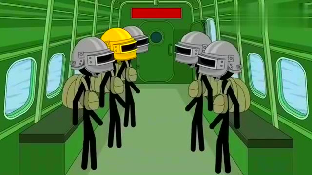 火柴人趣味动画：火柴人绝地求生，在游戏里面你有坦克会怎么用？免费观看