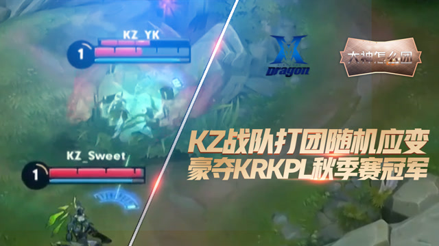 大神怎么团04：KZ战队打团随机应变，孙策神级支援，豪夺KRKPL冠军！免费观看