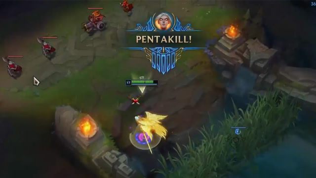 LOL：天使重做归来抢先看，一秒钟进入战斗，五秒钟五杀到手！免费观看