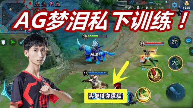 AG梦泪赛场玩关羽的原因！私下练习到深夜！只为和对手说出这句！免费观看