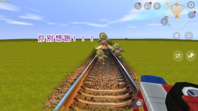 迷你世界：《逃离地下铁路》玩家变身机枪手，打败所有的丧尸免费观看