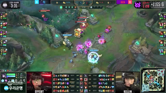 T1 vs GEN第一局-LCK第二周Day5 knight记得cat解说免费观看