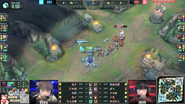 DRX vs GRF第一局-LCK春季赛第四周Day5免费观看