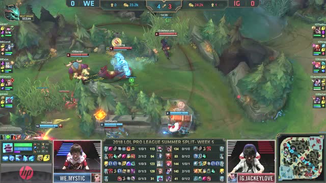 LPL夏季赛比赛视频W4D6 IG vs WE 第1场免费观看