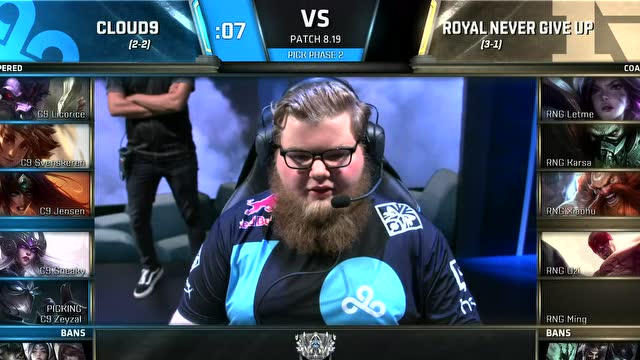 S8小组赛比赛视频Day5 C9 vs RNG免费观看