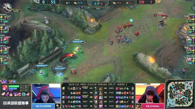 LPL春季赛比赛视频W2D6 SN vs SS 第2场免费观看