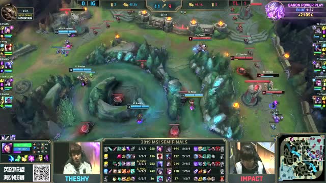 MSI半决赛 iG vs TL：第二场免费观看