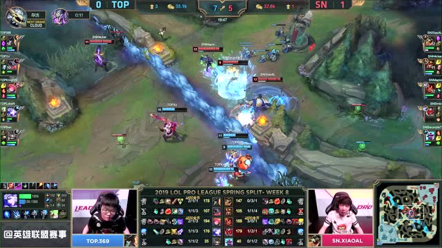 LPL春季赛比赛视频W8D2 SN vs TOP 第2场免费观看